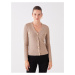 LC Waikiki V-Neck Plain Long Sleeve Women's Knitwear Cardigan