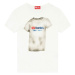 Tričko Diesel T-Uncutie-Long-N18 T-Shirt Off White