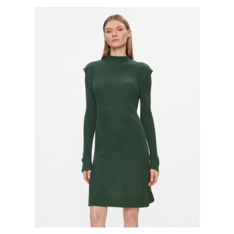 Brave Soul Úpletové šaty LKD-274HARINGTOA Zelená Regular Fit