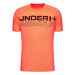 Under Armour Funkčné tričko Wordmark 1361702 Oranžová Loose Fit