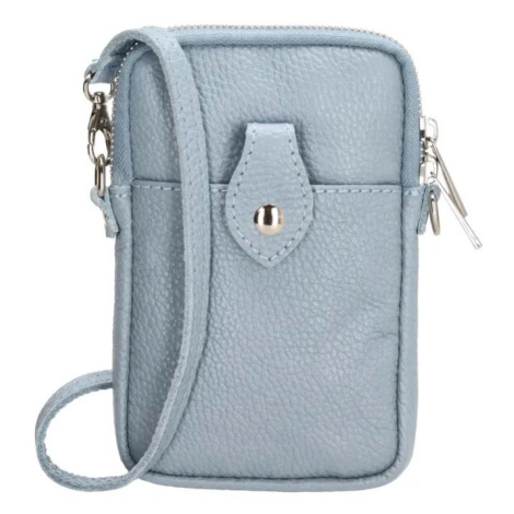 Charm London Modrá elegantná kabelka na mobil „Funky“