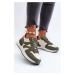 Women's sneakers made of eco leather, green Kaimans