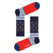 Happy socks  Stripes and dots sock  Ponožky Viacfarebná
