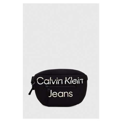 Detská ľadvinka Calvin Klein Jeans čierna farba