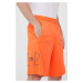 Tréningové šortky Under Armour oranžová farba, 1306443