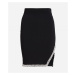 Sukňa Karl Lagerfeld Fashion Knit Skirt Black