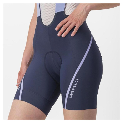 CASTELLI Cyklistické nohavice krátke s trakmi - VELOCISSIMA 3 - modrá