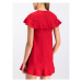 Red Valentino Každodenné šaty SR3VAF15 Červená Regular Fit