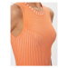 Guess Úpletové šaty Allie W4RK20 Z2YN2 Oranžová Slim Fit