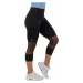 Nebbia High-Waist 3/4 Length Sporty Leggings Black Fitness nohavice