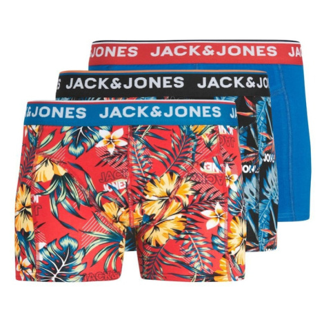 Jack & Jones Junior Nohavičky 'Azores'  azúrová / červená