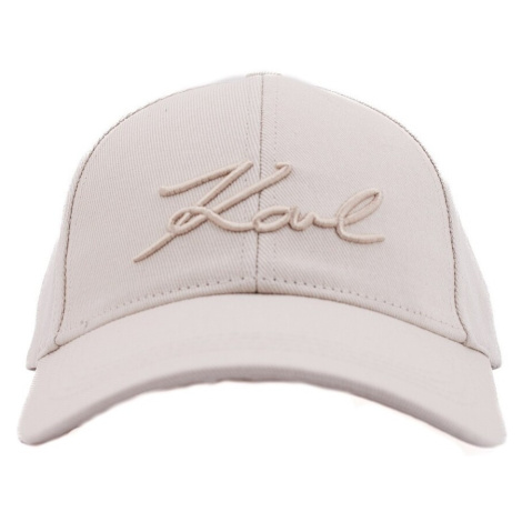 Karl Lagerfeld  SIGNATURE CAP  Šiltovky Béžová