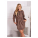 Insulated dress with mocca hood