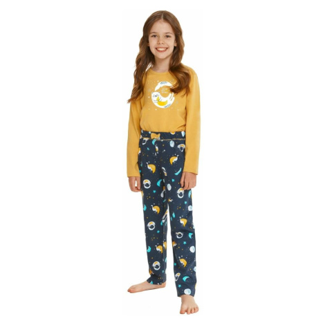 Dievčenské pyžamo Sarah žlté Taro
