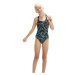 Speedo hyper boom allover medalist girl black/bolt/dove grey