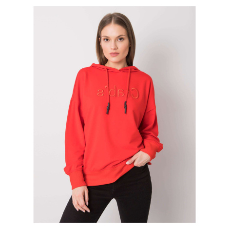 Women's sweatshirt in red