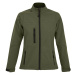 SOĽS Roxy Dámska softshell bunda SL46800 Army