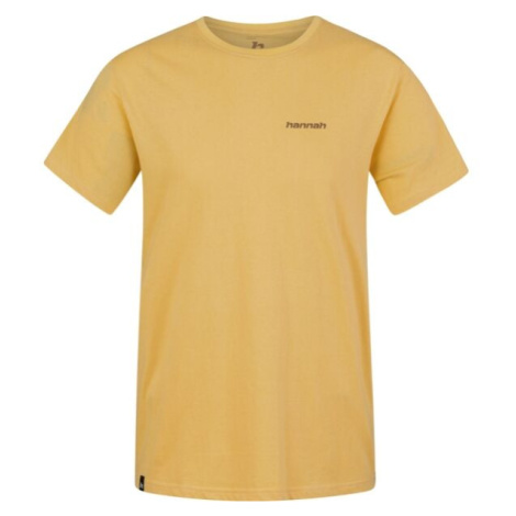 Hannah RAVI Pánske bavlnené tričko, žltá, veľkosť