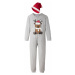 Pyžamový overal + čiapka Vianoce (2-dielna súprava)