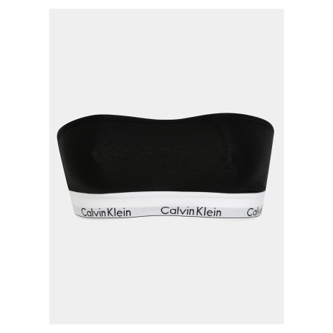 Čierna podprsenka bez ramienok Calvin Klein Underwear