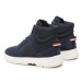 Tommy Hilfiger Sneakersy Core Mix Suede Hybrid Boot FM0FM04596 Tmavomodrá