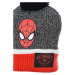 Marvel Spider-Man sivo-červená pletená čepice s nákrčníkem