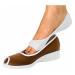 Blancheporte Ponožky do otvorených topánok biela