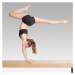 Dievčenská gymnastická podprsenka čierna s flitrami