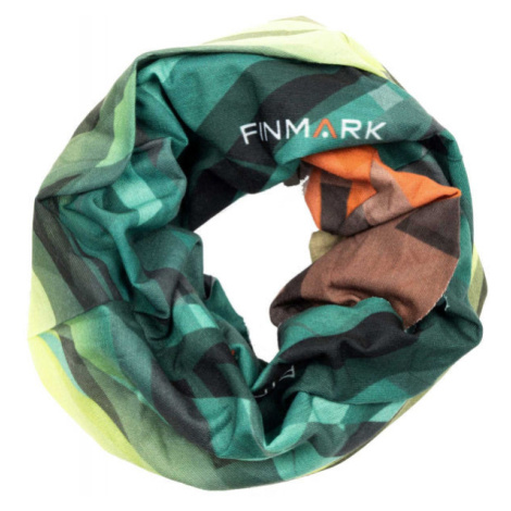 Finmark FS-126 Multifunkčná šatka, zelená, veľkosť