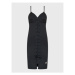 Adidas Letné šaty Always Original Laced Strap HK5084 Čierna Slim Fit