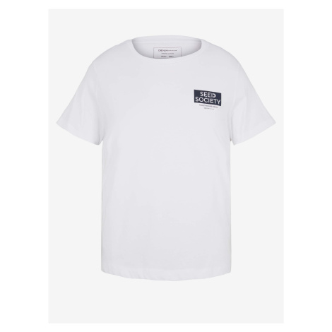 White Man T-Shirt Tom Tailor Denim - Men