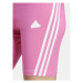 Adidas Cyklistické šortky Future Icons 3-Stripes IS3630 Ružová Slim Fit