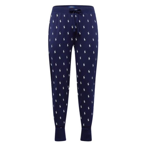 Polo Ralph Lauren Pyžamové nohavice  námornícka modrá / biela
