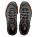 Pánska členková turistická celokožená obuv TECNICA Forge Hike MID GTX Ms, dark grey icon orange