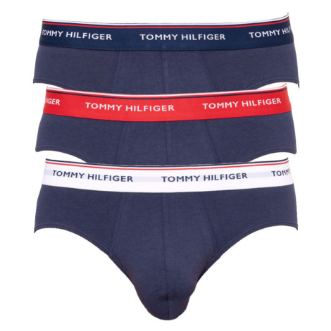 3PACK pánske slipy Tommy Hilfiger tmavo modré (1U87903766 904)