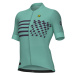 ALÉ Cyklistický dres s krátkym rukávom - PLAY PR-E - modrá/zelená