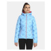 Women's down jacket Kilpi ALBERTA-W Blue