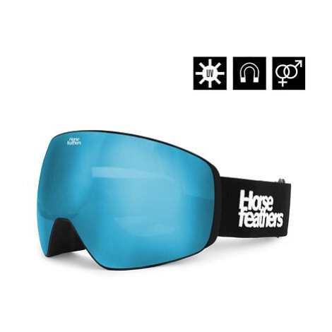 HORSEFEATHERS Okuliare na snowboard Scout - black/mirror blue BLACK