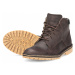 Vasky Hillside Dark Brown - Pánske kožené členkové topánky tmavo hnedé, ručná výroba jesenné / z