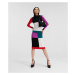 Sveter Karl Lagerfeld Colour Block Turtle Neck Rôznofarebná