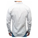 Biela pánska elegantá košeľa s dlhými rukávmi BOLF 2774