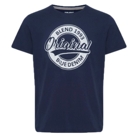 BLEND TEE REGULAR FIT Pánske tričko, tmavo modrá, veľkosť