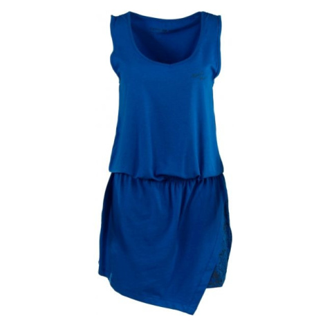 ALPINE PRO ROTEMA 3 Dámske šaty, modrá, veľkosť