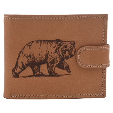 Pánska peňaženka MERCUCIO natural vzor 20 medveď 2911927