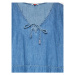 Tommy Jeans Curve Džínsové šaty Chambray DW0DW15765 Modrá Regular Fit