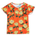 Detské plavkové tričko Mini Rodini oranžová farba