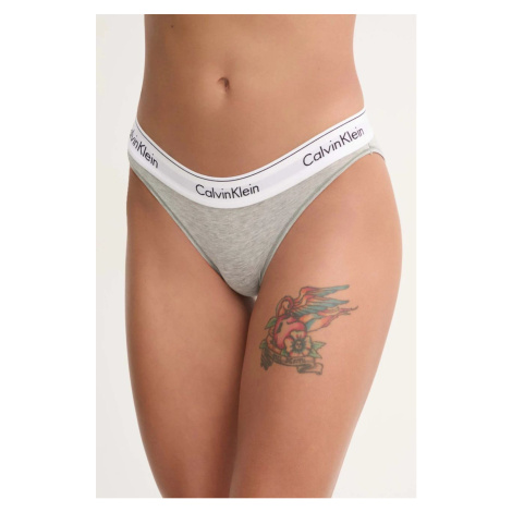 Nohavičky Calvin Klein Underwear šedá farba, 0000F3787E