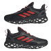 Pánska rekreačná obuv ADIDAS Web Boost core black red carbon