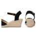 Jenny Fairy Espadrilky WYL2610-2 Čierna