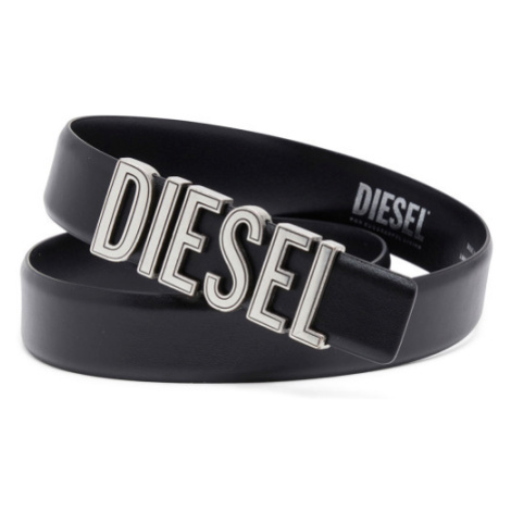 Opasok Diesel Diesel Logo B-Diesel Rivets Be Black